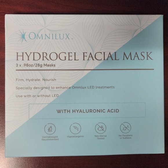 Omnilux Hydrogel Facial Mask [3-pack] - Picture 1 of 1